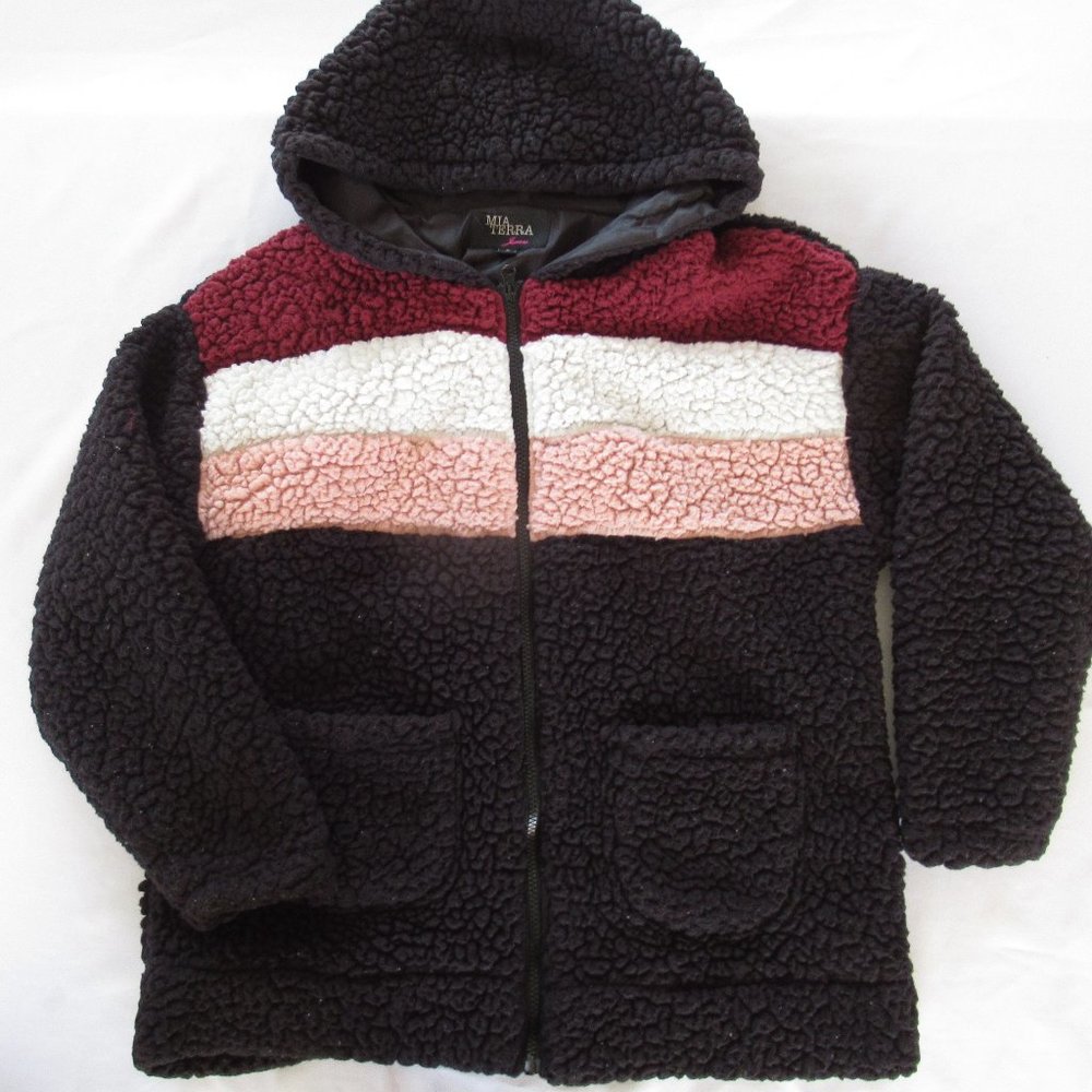 Mia Terra Teddy Bear Zip Hoodie
